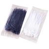 Nylon Cable Ties, Plastic Black and White Binding Straps, Packaging Self-locking Strapping Straps, Fixed Straps