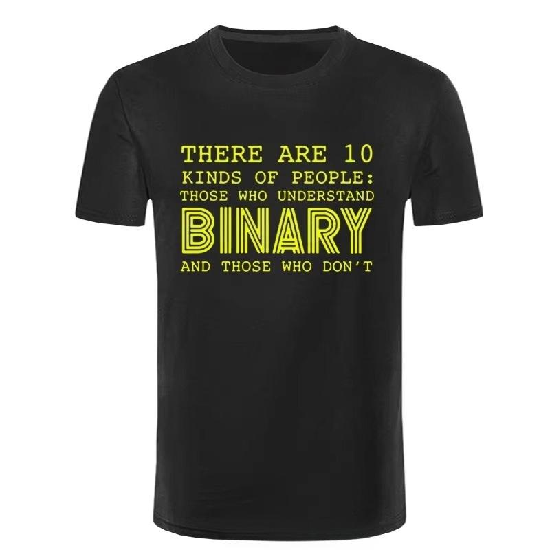Binary Joke Tshirt, There Are 10 Kinds of People Tee, Programmer Humor Shirt, Geek Culture Gift, Funny Coding Cotton Top S