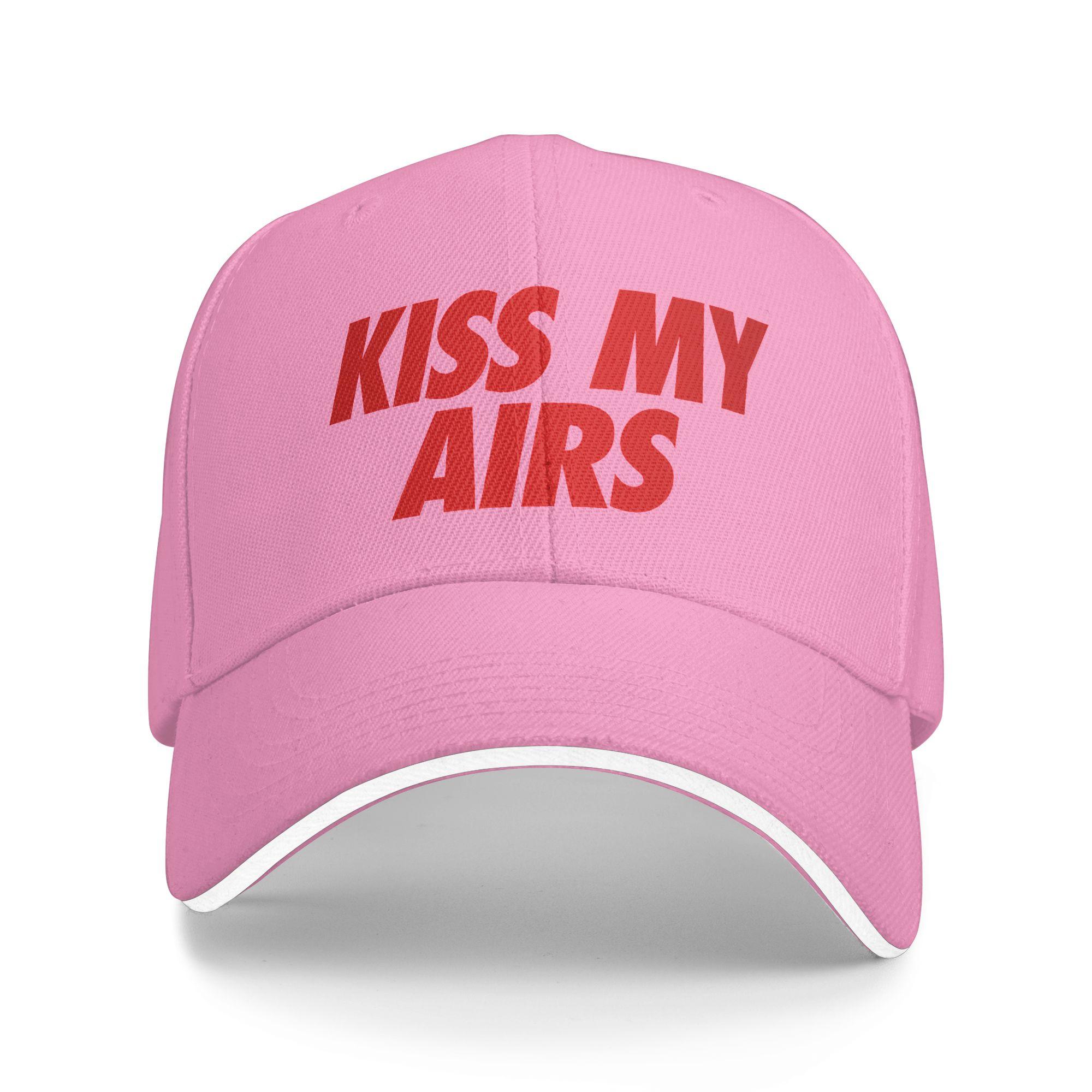 

Custom Fashion Kiss My Airs Baseball Cap for WoUnisex Unisex Adjustable Dad Hat Sun Protection Snapback Hats One Size