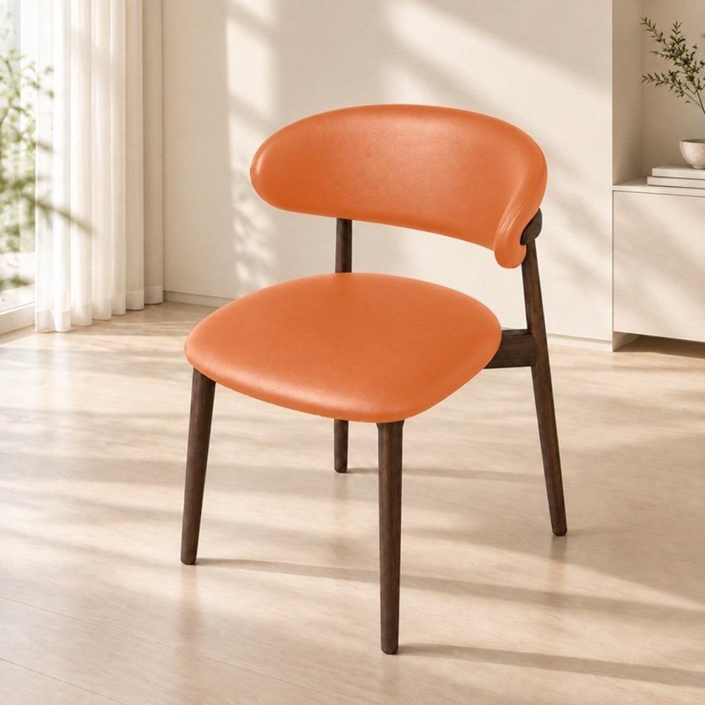 Oil-proof Curved Back Chairs Cover Dustproof Chair Slipcover PU Dining Chair Cover Hotel