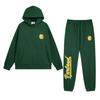 European and American Trendy Brand EEl Classic Sports Men and Women Couples Hooded Sweater Corset Sweatpants Set Trendy