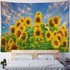 Beautiful Sunflower Field Tapestry Office Living Room Tapestry Home Wall Decoration Tapestry