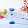 2/3 Minute Creative Hourglass Sandglass Sand Clock With Suction Cup Colorful Hourglasses Plastic for Tooth Brushing Timer Child