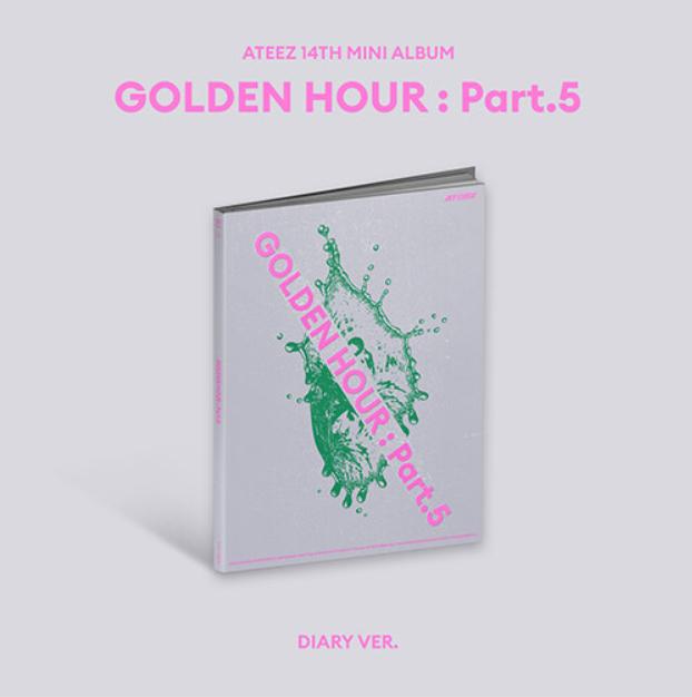 [pre-venta] [SET] Mini Álbum 14 de ATEEZ GOLDEN HOUR : Parte 5 Juego de 3 Piezas (A + Diario + Ver. Z)