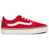Vans Ward Comfortable Versatile Low-Top Skate Shoes Women Sneaker Red VN0A3IUNBOP