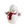 Plush Snowman Dolls Ornaments Knitted Fabric Xmas Tree Decor New Christmas Snowman Dolls