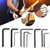 Universal Guitar Neck Bridge Tuner Hex Wrench Set 1.5 2.0 2.5 3.0 4.0 5.0mm 1 20in 1 8in 3 16in