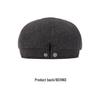 Autumn/Winter Wool Newsboy Cap: Unisex Warm Beret, British Retro Flat Cap, Men's Octagonal Duckbill Cap