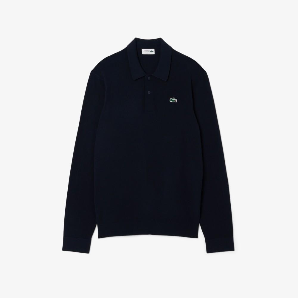 Lacoste Men's Basic Golf Long Sleeve Polo Sweater AH4812-55N166