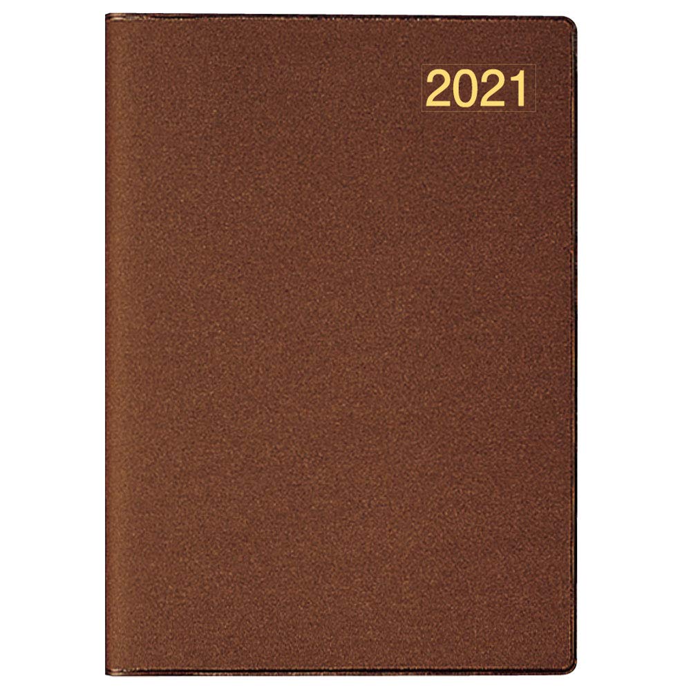 

KOKUYO Деловой дневник Блокнот 2021 A5 Ежемесячный Коричневый Начиная с декабря 2020 N-9-21