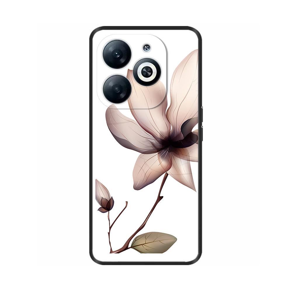 For Infinix Smart 8 Case Cover Funda Black Soft Silicone TPU Protective Phone Case For infinix Smart 8 Smart8 X6525 Bumper Coque