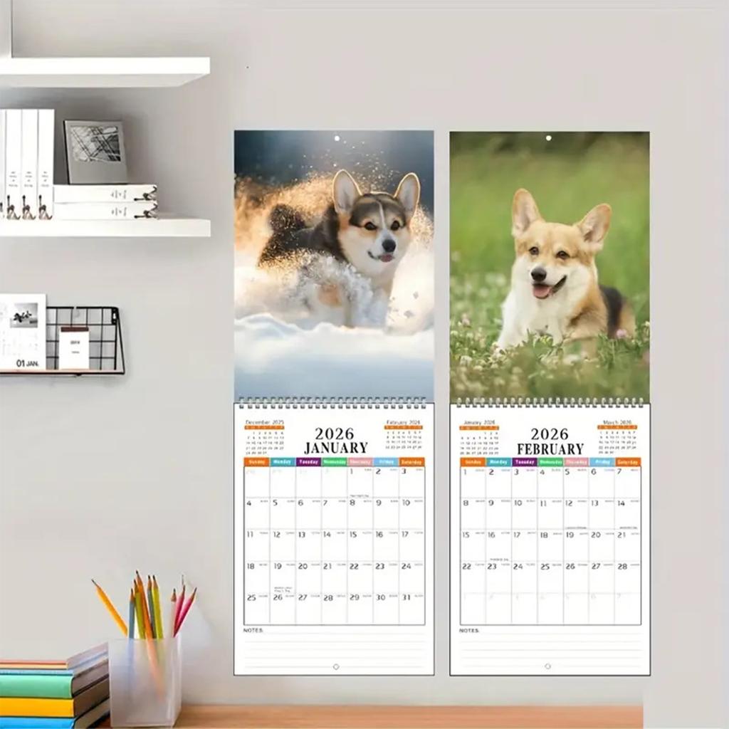 Personalized Photo Calendar For Cats And Dogs, 2026 Planning, Thick Paper Calendar, Gifts For Adults And Children