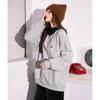 TonLion Women's Contrast Collar Letter Sweatshirt
