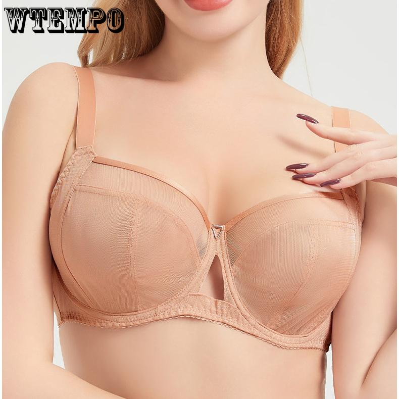 

Large Size Bra Women s Lace Bra Full Cup Bra Lingerie Thin Bra 34/75D чёрный