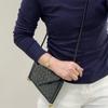 Autumn and winter small fragrant style versatile woven bag simple casual shoulder envelope bag fashionable commuter flip sheepskin bag women