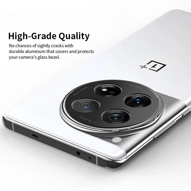 Für OnePlus 12 Kameraobjektivschutz aus Aluminiumlegierung, Metallaufkleberring für Oneplus12 1+12 ONEPLUS12 Schutzfolienabdeckung