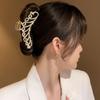 Elegant Gold Hollow Geometric Metal Hair Claw Vintage Hair Clips For Women Headband Hairpin Hair Crab Hair Accessories