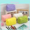 Polyester Candy Color Cosmetic Bag With Waterresistant Design For Daily Use