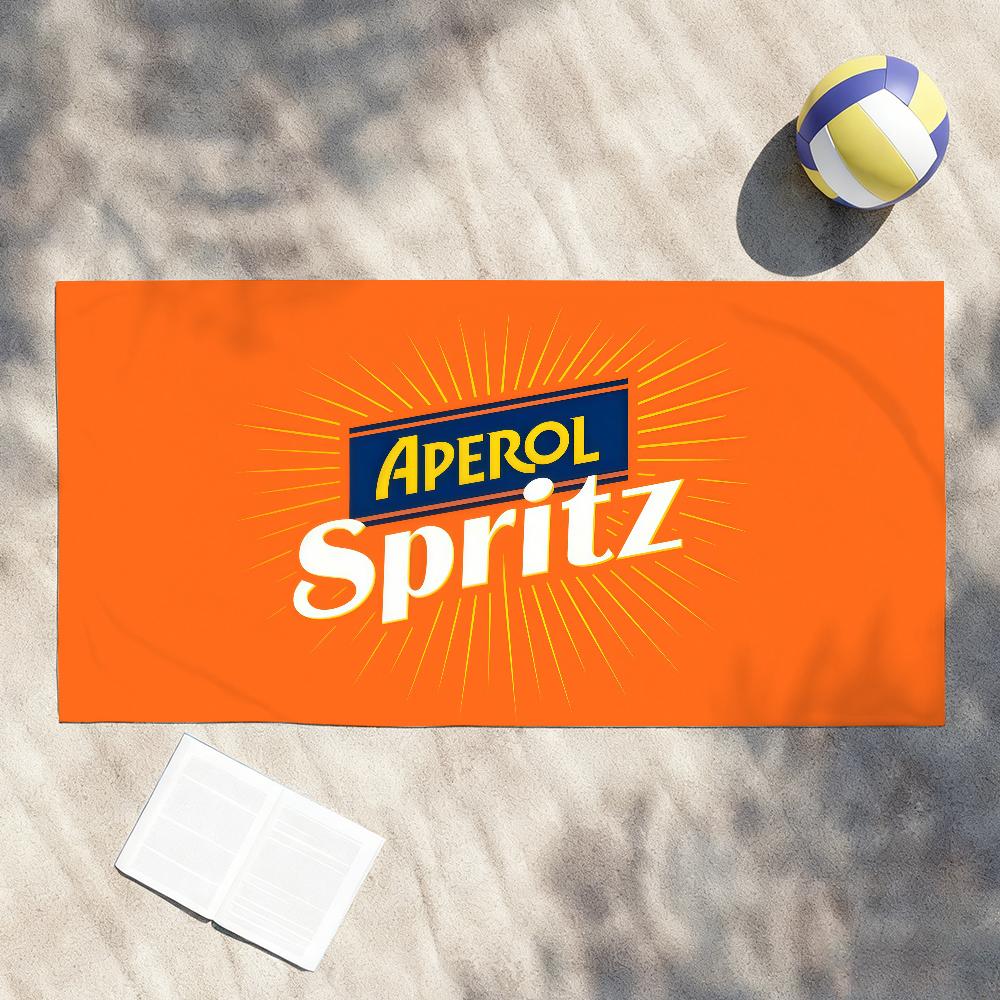Fashion print A-Aperols Spritz Towel Drying Bath Towel Applicable To Light Swimming Camping Yoga Beach Out