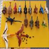 Jurassic Dinosaurs Tyrannosaurus Rex Wyvern Velociraptor Stegosaurus Constructing Blocks Playthings for Children Bricks Figures Plaything