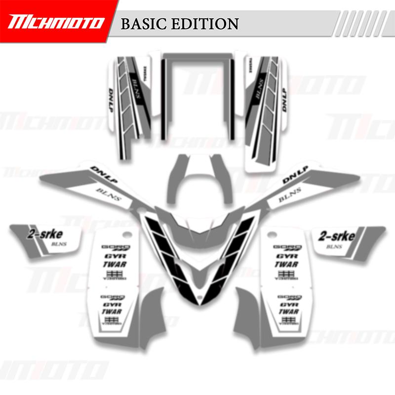 MCHMFG Motorcycle Decals Stickers Backgrounds Graphics Kits For YAMAHA Blaster YFS200 YFS 200 1988-2006