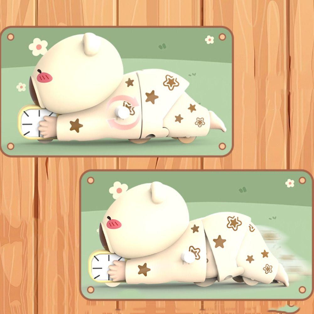 Cartoon Anime Wind-up Toy Interactive Clockwork Model Capybara Clockwork Toys  Kindergarten