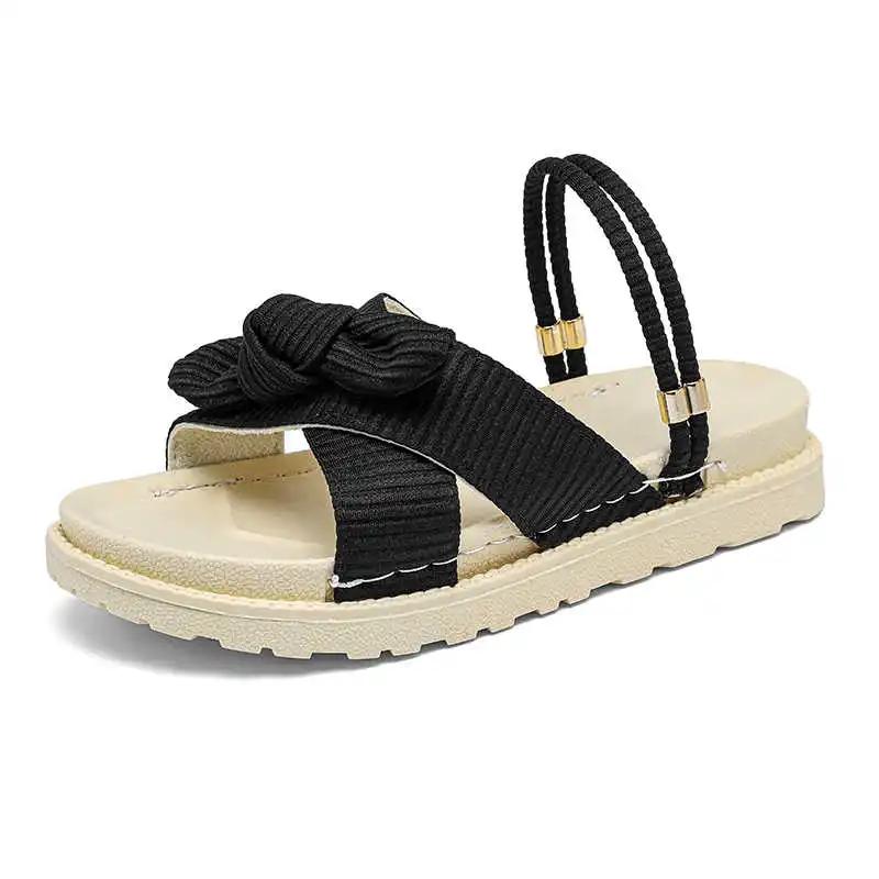 Fashion Spring Without Back Damske Slipper Black And White Sneakers Woman Shoes Beach Sandal For Women Sports Different Loufers