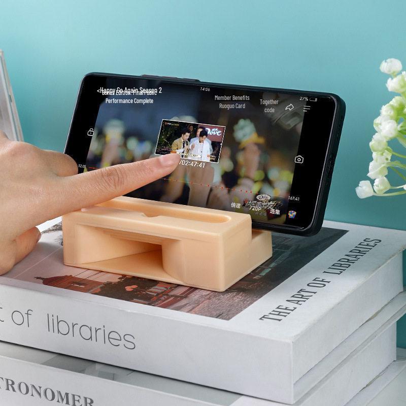 Portable Desktop Phone Amplifier & Holder: Creative Multifunctional Stand for Lazy Viewing