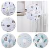 Reusable Fan Dust Protective Cover Waterproof Round Head Electric Fan Cover Washable Cartoon Pattern Printing