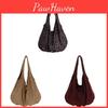 Suede Tote Bag With Car Stitching And Zip Closure For Street Style Womens Fashion