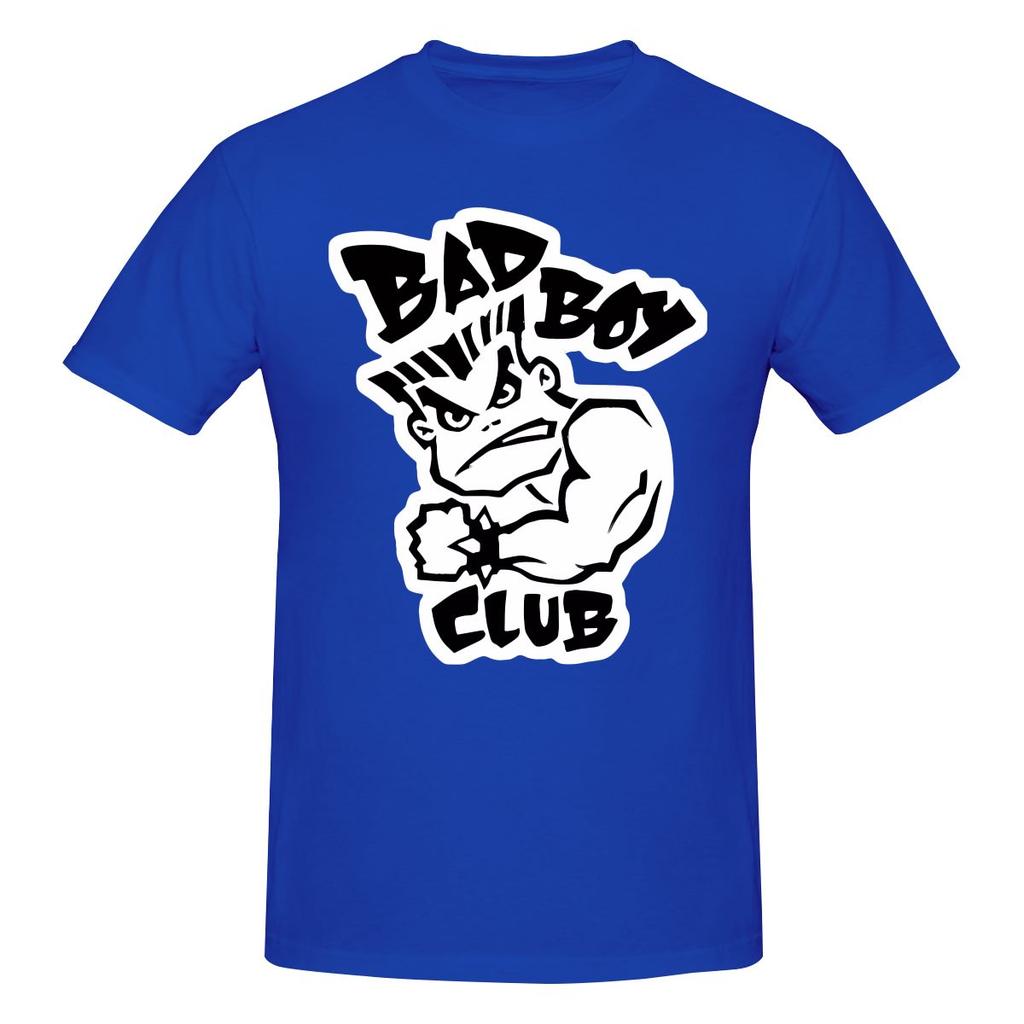 Bad Boy Club Vintage Bmx Logo Basic T-shirt Minimalistische Stijl Rijke Kleur Katoenen T-shirt