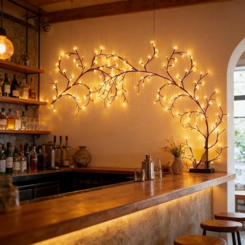 Flexible Willow Branch LED Lights, Bendable Tree Branch Lamp for Bedroom Living Room DIY Home Decoration