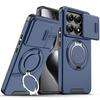 For Xiaomi 15T Pro Case Xiaomi 14T Pro Cover Mi 15T Mi 14T Cases New Armor Case Slide Lens Protect Magnetic Ring Holder Cover