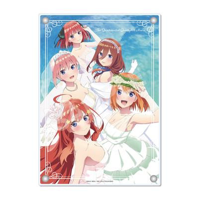 Front The Quintessential Quintuplets Acrylic Board 01 Wedding Dress 208 X Acrylic Iron C.S. Ver. Approx. 147.5mm