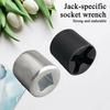Trailer Steel Jack Drill Adapter Steel Heavy Duty Anti-Rust Attachment Trailer Jack Drill Bit Accessories For RV Boat Car Truck