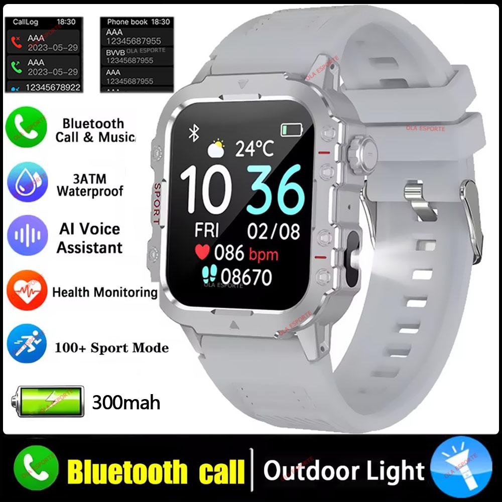 Nuovo SmartWatch Uomo Per Donna Militare Outdoor Tracker GPS Orologi Sportivi Cardio Frequenza Sonno Impermeabile Smart Watch IOS Android