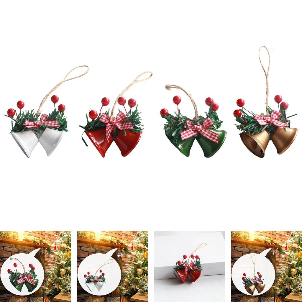 Christmas Bell Ornaments Christmas Decoration for Home Porch Party Supplies