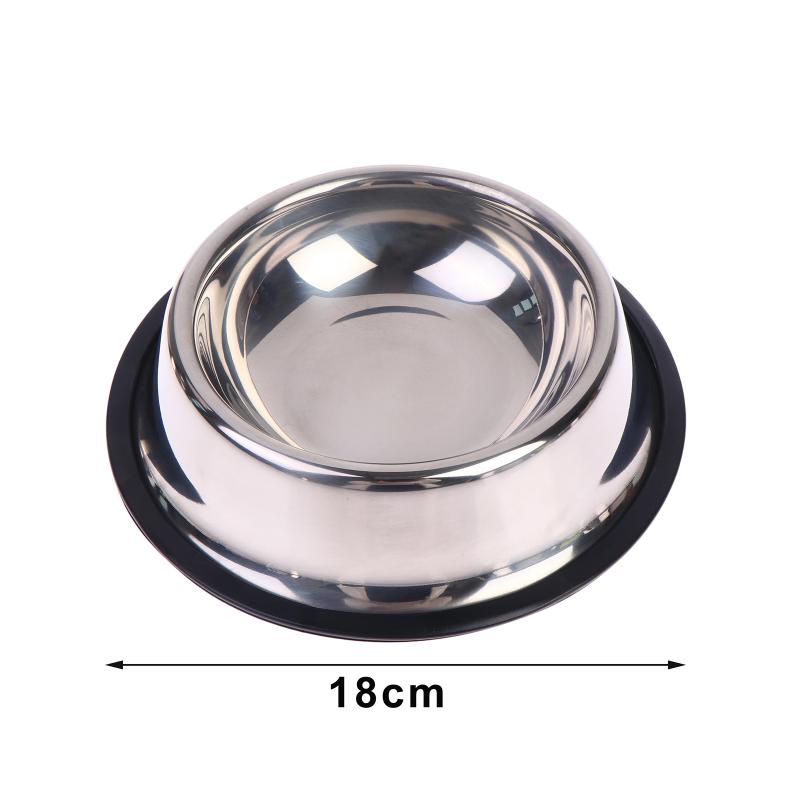 Stainless Steel Pet Dog Bowl Food Storage Container Dog Food Bowl Water Bottle Pet Bowl For Dog Cat Non-Slip Water Feeder Bowls