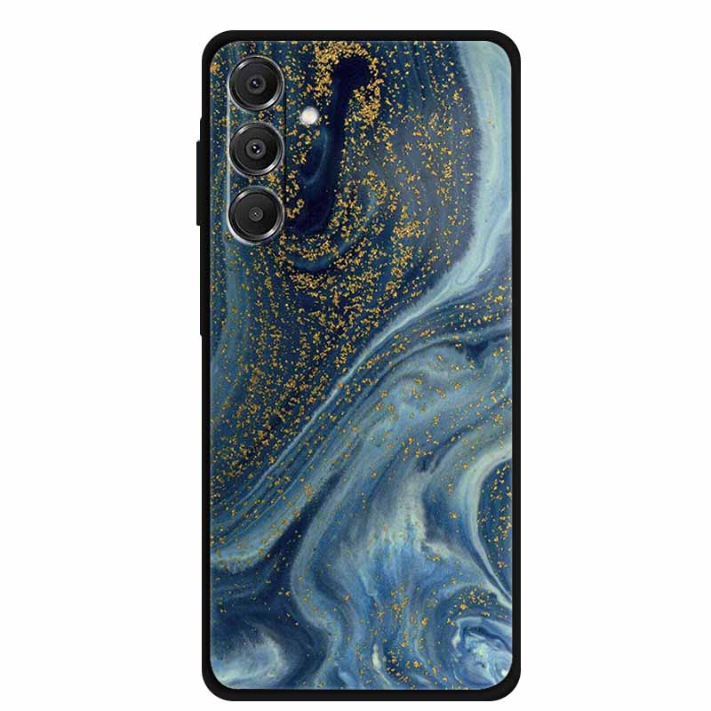 For Samsung Galaxy A14 A15 A16 5G Case Marble Soft TPU Phone Back Cover For Samsung A14 A15 4G Shockproof Silicone Painted Coque