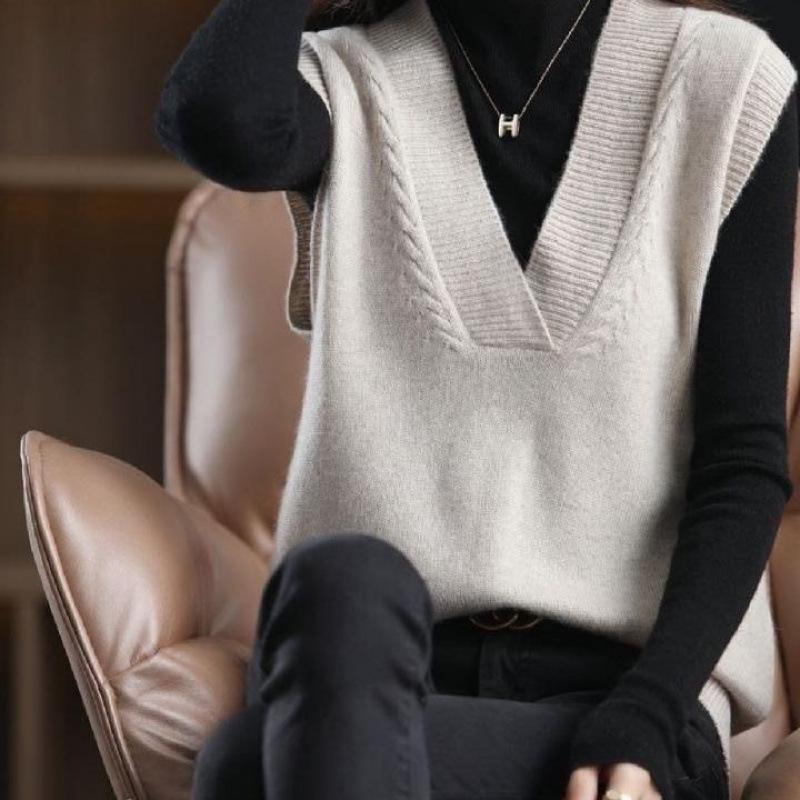 

PPHOME Милый свитер с круглым вырезом и рисунком медведя и девочки - Осень Зима Свободный крой, Молодящая вязка Medium