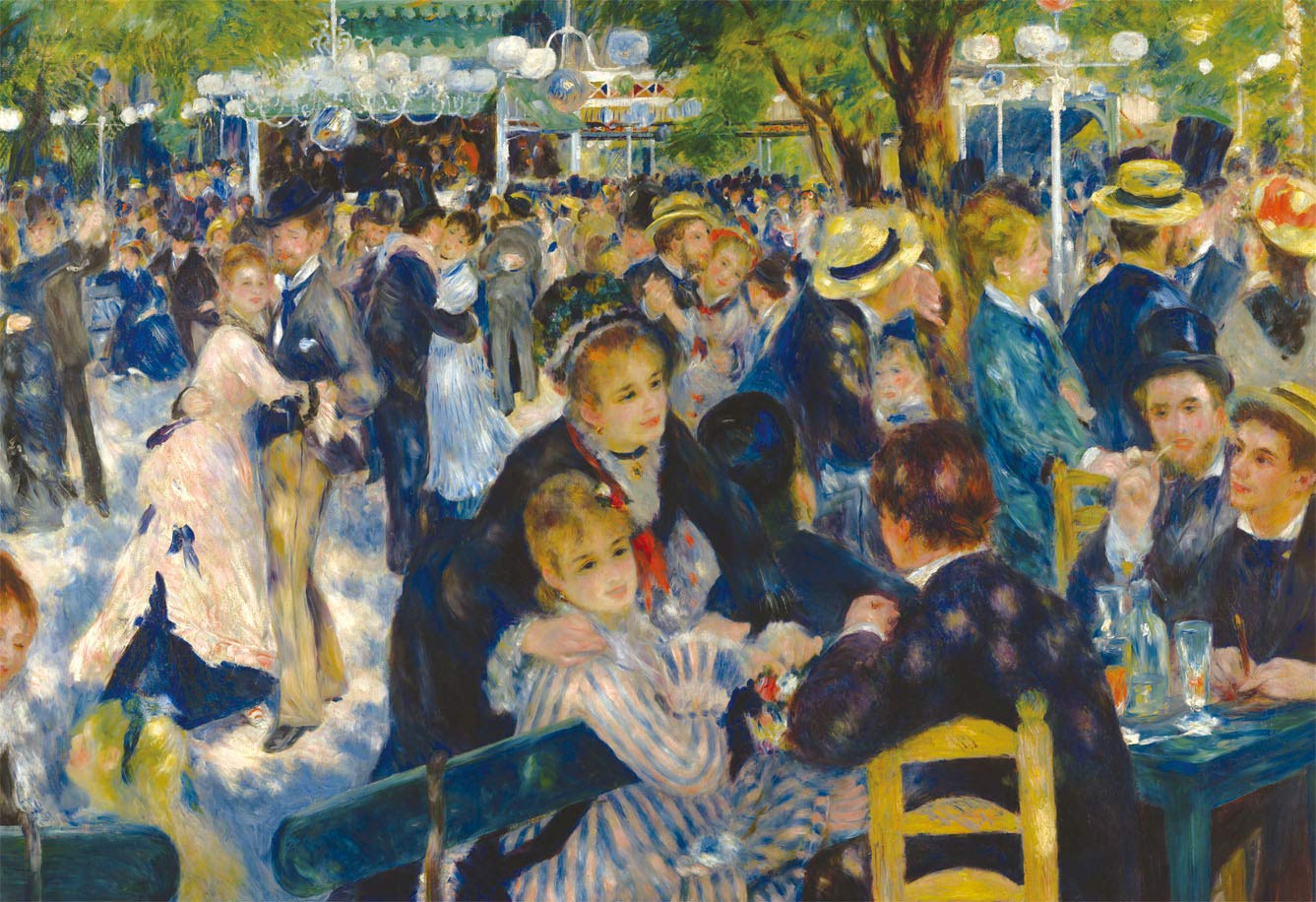 

300-piece jigsaw puzzle: Ball at the Moulin de la Galette, Renoir (26cm x 38cm)