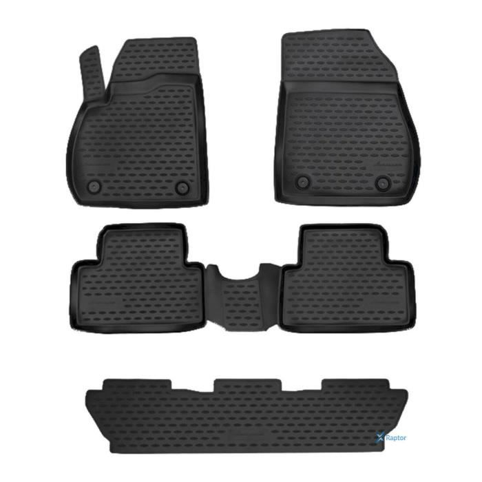 J&amp;J AUTOMOTIVE | Tapis De Sol En Caoutchouc 3D Exclusive Pour Opel Zafira C Tourer 5 Posti 2011-2019