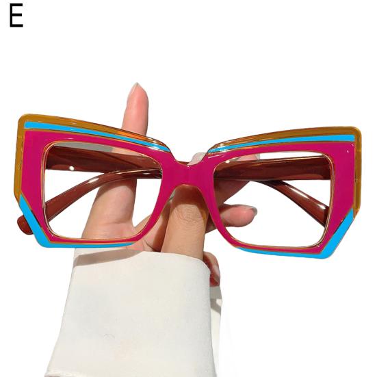 Blue Light Blocking Glasses for Men Women Large Frame Square Glasses Anti-Fatigue