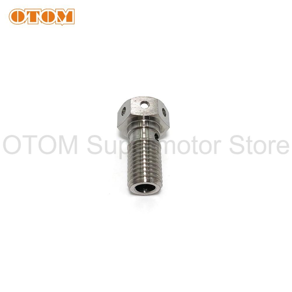 Motorcycle Accessories Brake Hose Bolt M10xP1.25 Oil Pipe Screw Hydraulic Brake Titanium Banjo For KTM HUSQVARNA GASGAS HONDA GR
