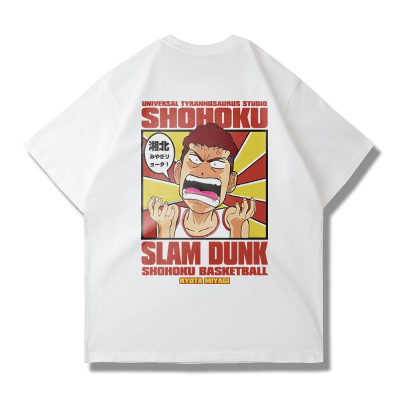 Men's Basketball Fashion Commemorative Short-sleeved Custom Casual T-shirt of The Same Style As Sakuragi Hanamichi