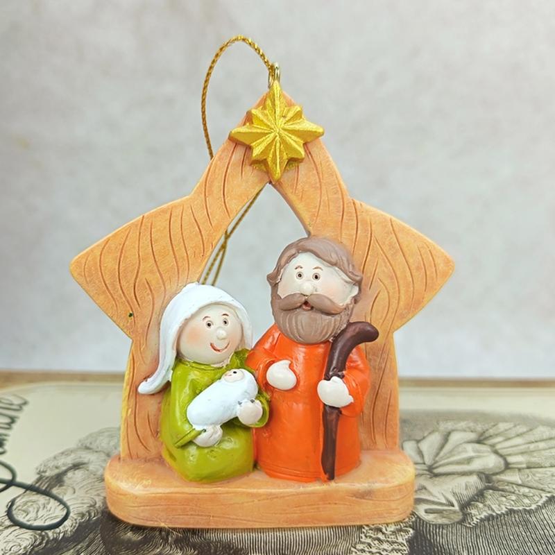 Christmas Story Display Miniature Statue Collection Safe For Kids And Indoor Decoration