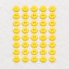 40pcs Creative Mango Buttons 2 Holes Orange Buttons Mini Colored Fruits Buttons  Clothes Accessories