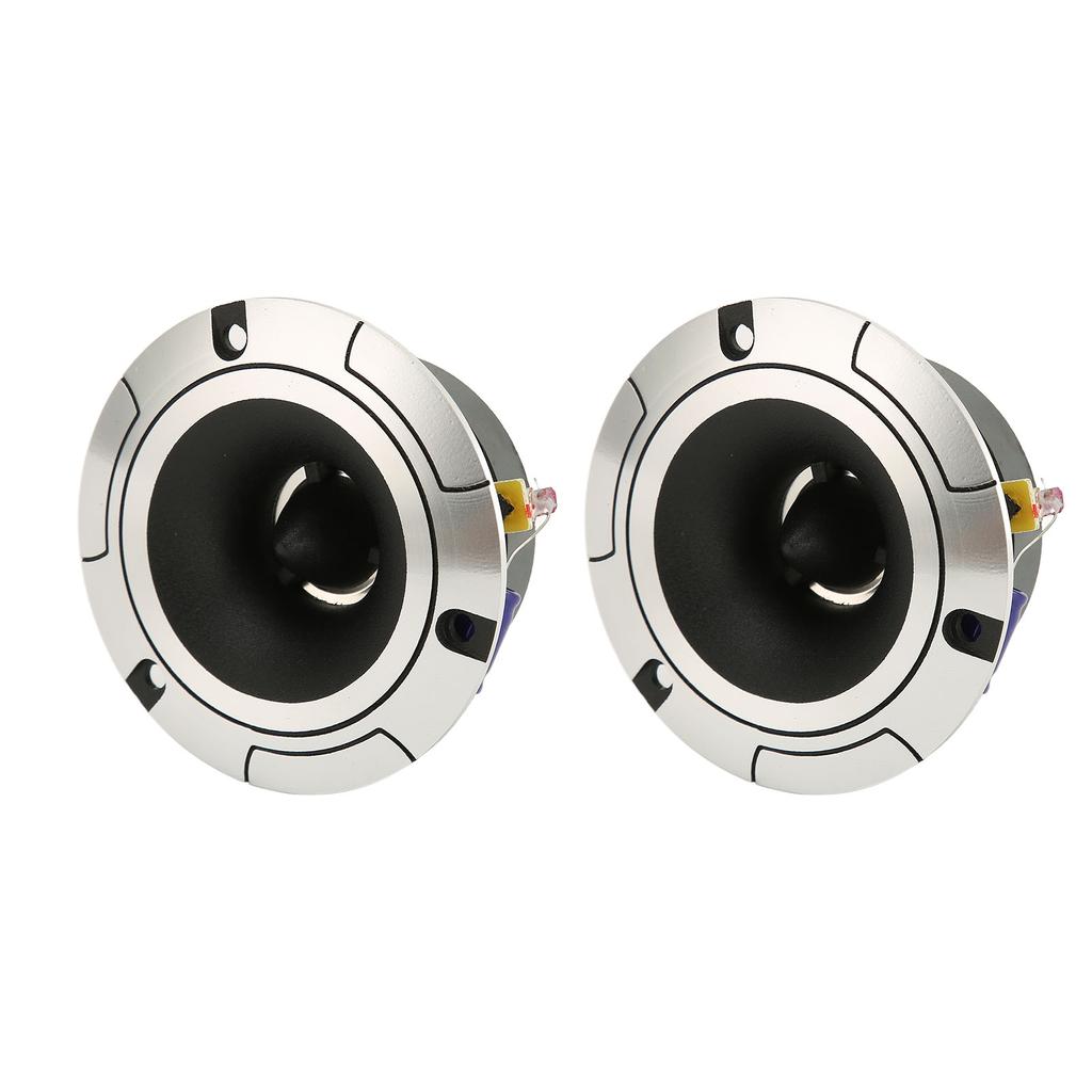2 Pcs 150W Car Tweeter High Sensitivity High Frequency Response Silver Car Loudspeaker for All Car Sound Systems