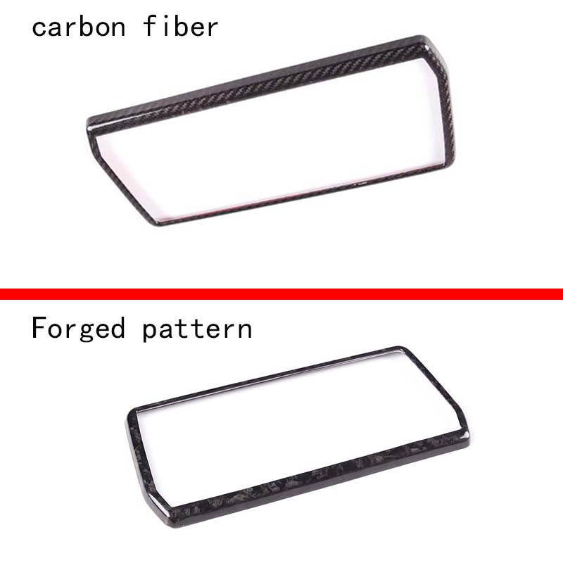 100% Real Carbon Fiber for Toyota Supra GR MK5 2019-2022 Car Styling Navigation Trim Frame 1 Piece Set Car Accessories