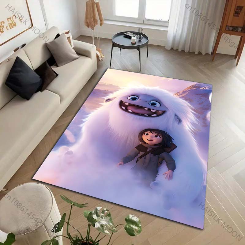 

Snowman A-Abominable Print Cartoon Carpet for Living Room Bedroom Kid s Room Home Decor Area Rug Non-slip Mat Sofa Mat 40x60cm